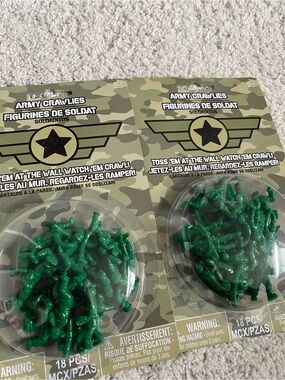 Army Crawlies Green Toy Soldier Party Decorations 36 Pieces Total Pack of 2